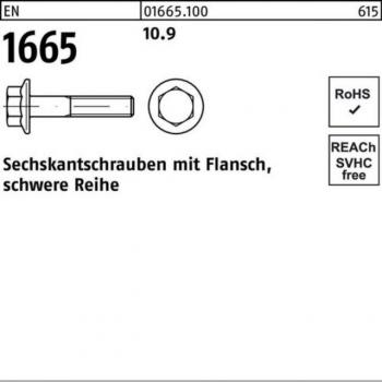 Vis M.1665‑hex, flanchet 70 mm