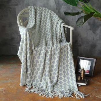 Embossed Knit Throw Blanket