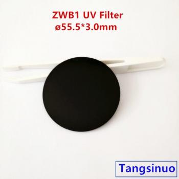 Lente de vidrio templado con filtro UV 55.5x3.0mm ZWB1 UG11