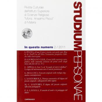 Studium personae. Rivista culturale dell'Istituto superiore di scienze religiose Mons. A. Pecci di Matera