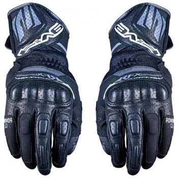Guanti Moto Five RFX Sport Airflow Estivi in Pelle Nero Taglia S