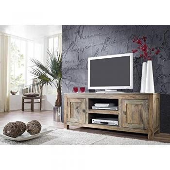 Nature Grey TV‑Board aus Sheesham – 145 × 45 × 60 cm – Geölt – Modell #41