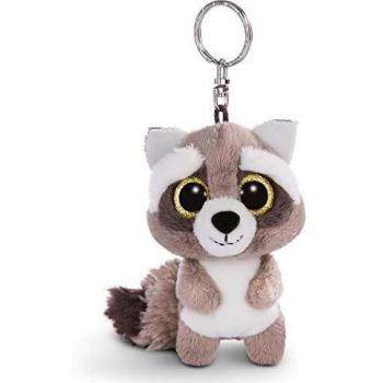 Clooney junior porte-clés peluche 9 cm gris
