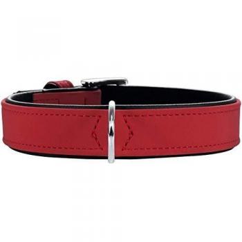 Collier HUNTER Doux Rouge pour Chiens Taille M