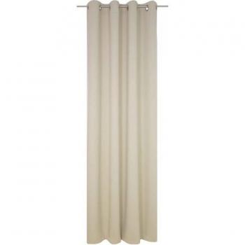 Wirth Premium Blackout Curtains – Polyester, Beige, 142 cm Width, 315 cm Drop