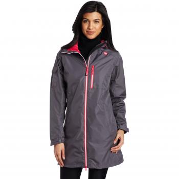 Helly Hansen Women’s Long Belfast Jacket – Charcoal – Size S – 38/40/42