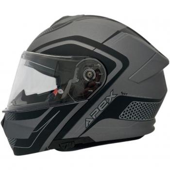 Apex Negro Gris Porto Casco Mi100 2XL