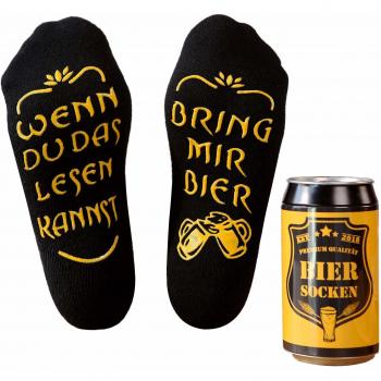 Trachten-Socken mit Bier-Motiv