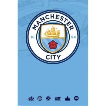 Poster logo Manchester City FC