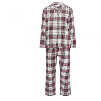 Set de Pyjama PixieGirl Petite en Blanc à Carreaux