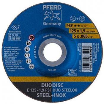 Disque à ébarber E 125-1,9 PSF DUO STEELOX