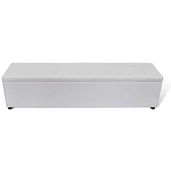 Banco Baúl Blanco Extra Largo