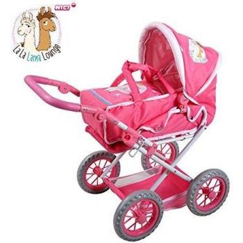 NICI LalaLama Lounge Puppenwagen Ruby