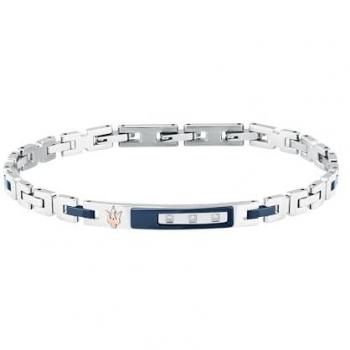 Maserati Pulsera 18+3.5 con Diamantes Azules