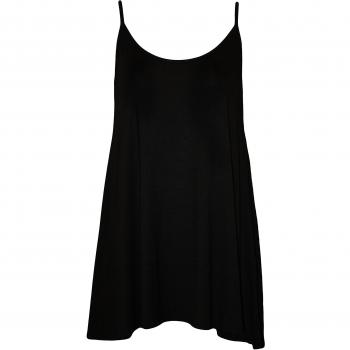 Bold Black Strapless Cami Top for Plus‑Size Ladies