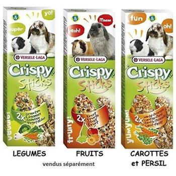 Stick aux Fruits pour Lapin et Cobaye 2 Pièces