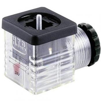 HTP Ventilstecker mit Diode Schwarz, Transparent Pole:2 + PE G1TU2DL1 Inhalt: 1 St