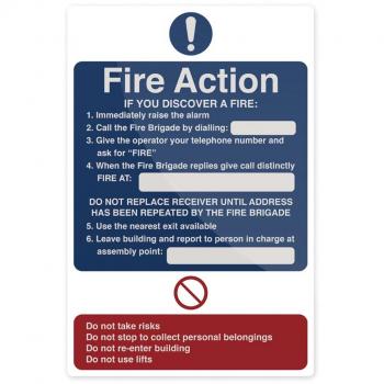 QuickFire Discovery Signal 200x300 mm, Self‑Adhesive