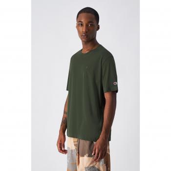 T-shirt girocollo con logo tono su tono