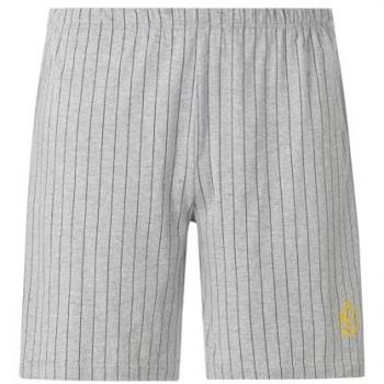 Kurze Schlafhose CHARLES COLBY in grau melange