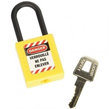Lucchetto Thirard 40 mm nylon giallo arco 6 x 38 mm