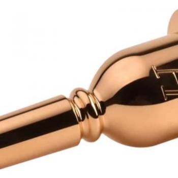 Denis Wick 2NAL Bass Trombone Mouthpiece in Gold