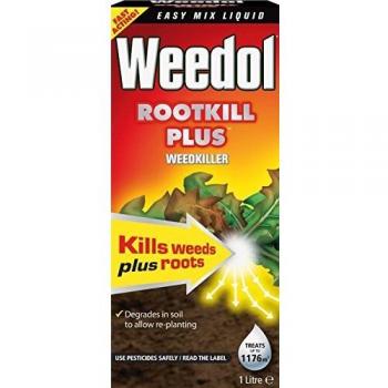 Weedol Root Kill Plus Concentrate Liquid Weed Killer 1 Litre