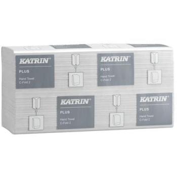 Katrin Plus Premium White Paper Towels, 2‑ply, 16 Unit Pack (KZ09251)