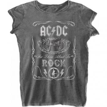 AC/DC Women's Cannon Swig Burnout Tee