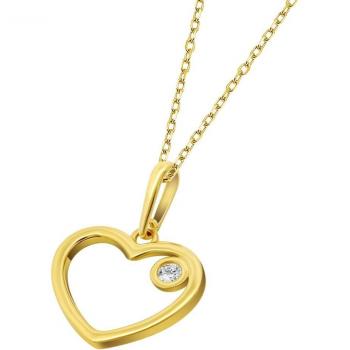 Collar Time Road HIN00212/45 de Oro 9K para Mujer, 45 cm, Acabado Brillo