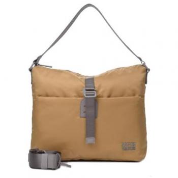 Bolso de hombro y bandolera KCB Hook ocre 3052 OC | Asa ajustable | 100% Vegano
