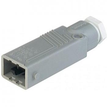 Hirschmann 931 692-106-1 Connecteur d'alimentation STAS mâle Droit 5 pôles + PE 6 A Gris 1 pc