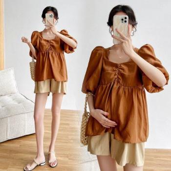 Ropa de Maternidad Versátil: Traje 2 Piezas con Camiseta Farol
