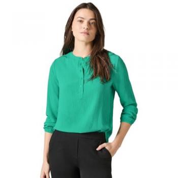 Aventurine Langarmbluse Cecil – 58% Viskose, 42% Polyester