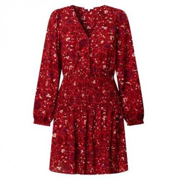 Vestitino a maniche lunghe di Pepe Jeans, stile Cecile, rosso, taglia XS
