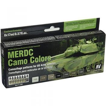 Model Air MERDC Camo Colors Set (8 Botes 17ml)