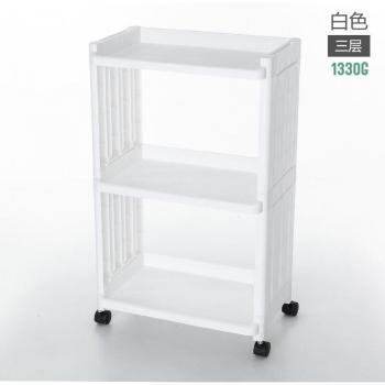 Multi-Layer Rolling Bathroom Shelf