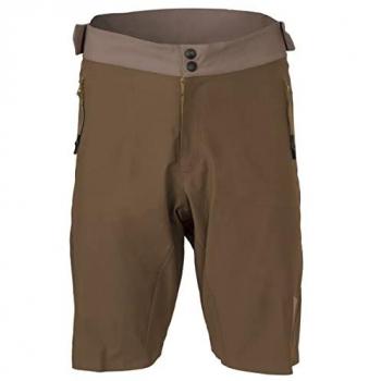 Pantaloni Corti MTB Agu Venture Marrone Traspiranti e Idrorepellenti Taglia L