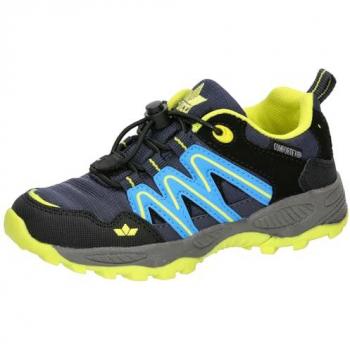 Lico Leander Trekkingschuhe Marineblau mit Lemon Akzenten, Größe 31 EU
