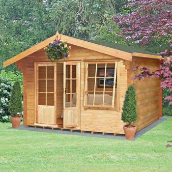 Shire Hale Log Cabin 12 ft x 10 ft