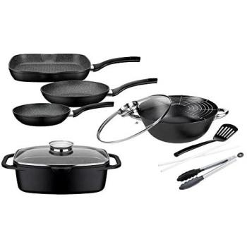 Gourmet Granit Induktions-Topf-Set 7-tlg. Aluminiumguss