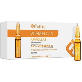 Farline Vitamina C15 10 Ampollas 2 ml