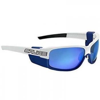 Salice 015 CRX White Standard Size Men's Sunglasses with Bronze Lens