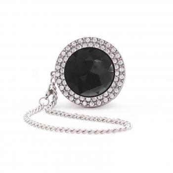 Glitzernder Taschenaufhänger – Schwarz, Modell C18