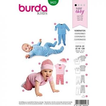 Conjunto Bebé Patrón Burda 9423