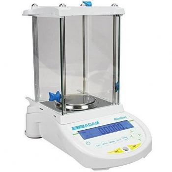 AEADAM 124E Lab Balance – 120 g Capacity, 0.0001 g Sensitivity, External Calibration