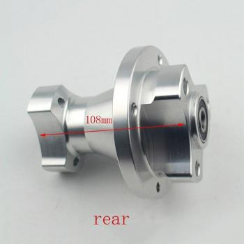 Cubo de llanta de freno de disco para Dax Ruckus Zoomer Monkey Z50bike, CNC, plata