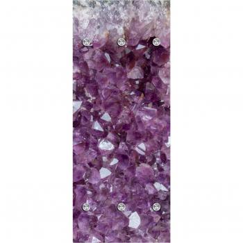 Garderobenleiste QUEENCE Kristalle, 50 x 120 cm, 6 Haken