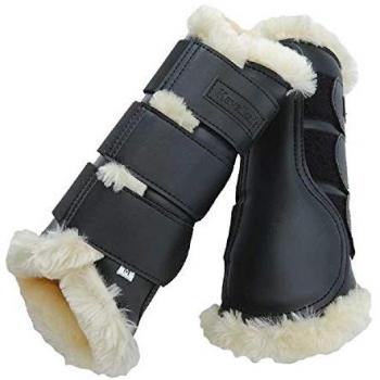 Kavalkade Show Equine Gaiters with Faux Fur