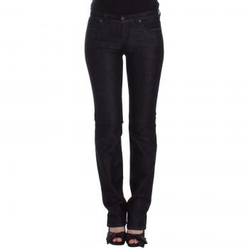 ERMANNO SCERVINO Black Slim Denim Pants